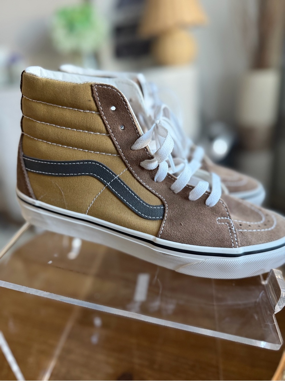 Vans Women's Sk8-Hi Canvas / Suede Sneaker NEW no tags - Picture 5 of 10